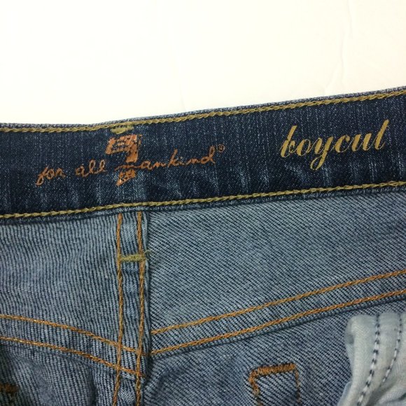 4/$25 ๐ 7 For All Mankind Boycut Straight Jeans - Picture 8 of 15